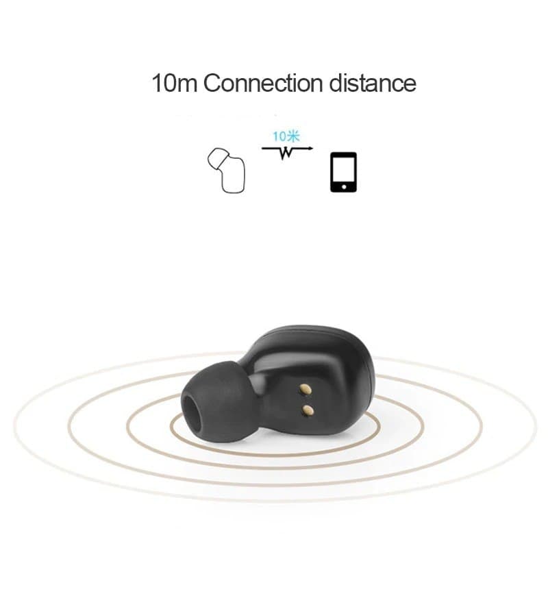 T18S Wireless Earbuds Bluetooth 5.0 TWS Mini Headset Stereo Earphones Android ISO