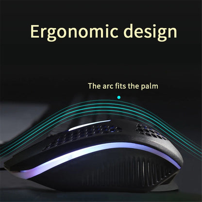 L601 Wired Luminous Color USB Fashion Mouse.
