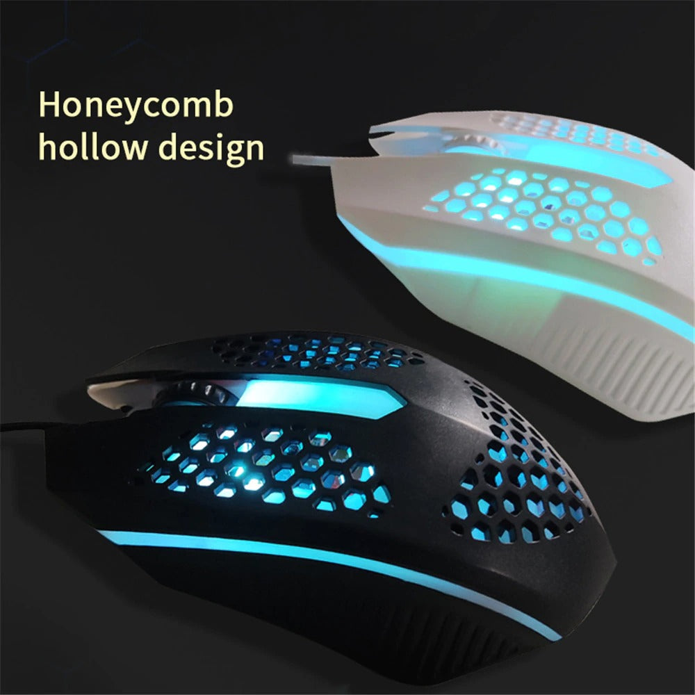 L601 Wired Luminous Color USB Fashion Mouse.